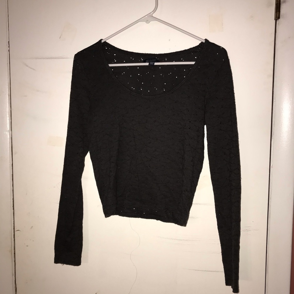 Lace Long Sleeve Shirt